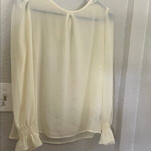 Elegant Cream Women's Blouse
